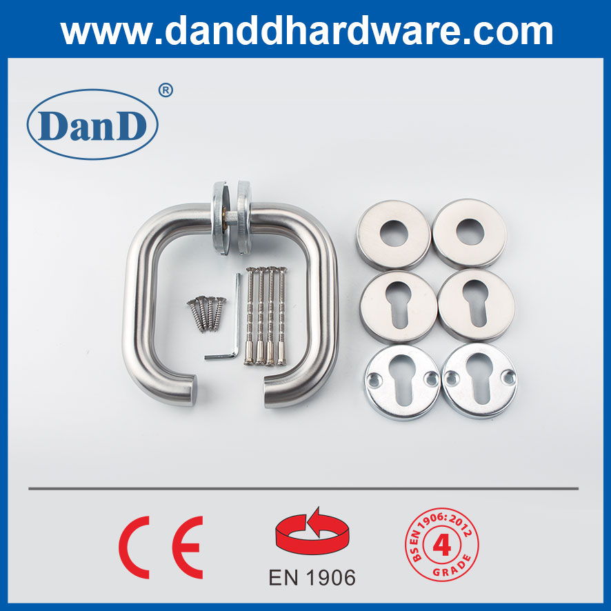 European En1906 Grado 4 Handles modernos de acero inoxidable de acero inoxidable-DDTH001