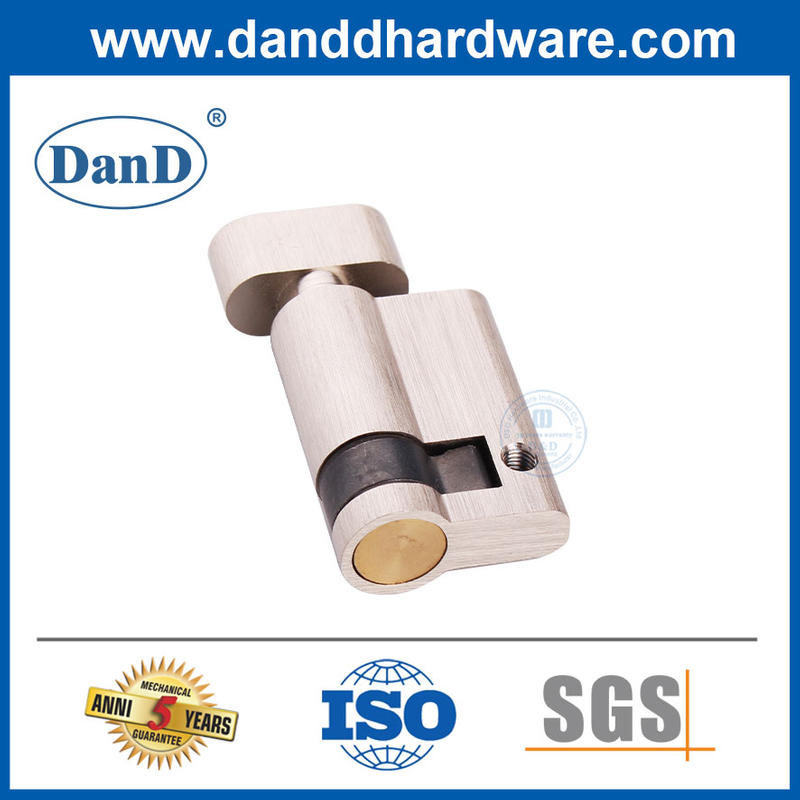 Cilindros de bloqueo de hardware de latón sólido Half cilindro con Thumbturn-DDLC009