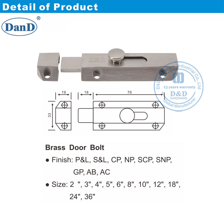 perno de torre de 3 pulgadas