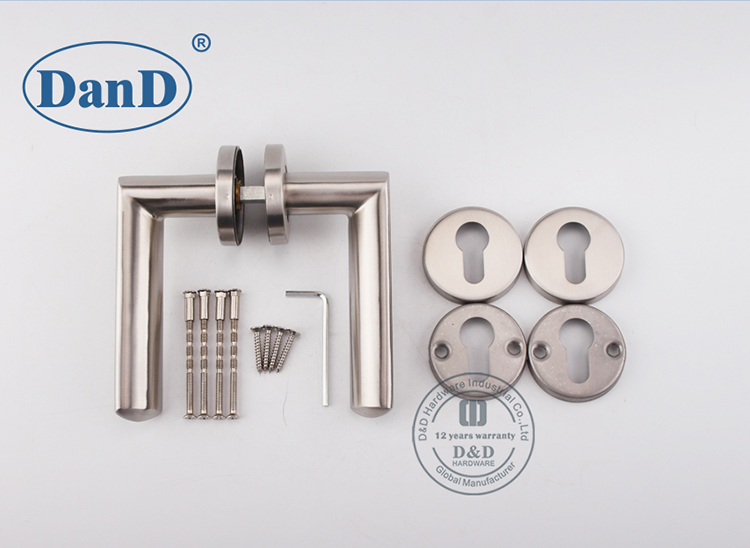 Moderno interior de puerta interior manija D y D hardware