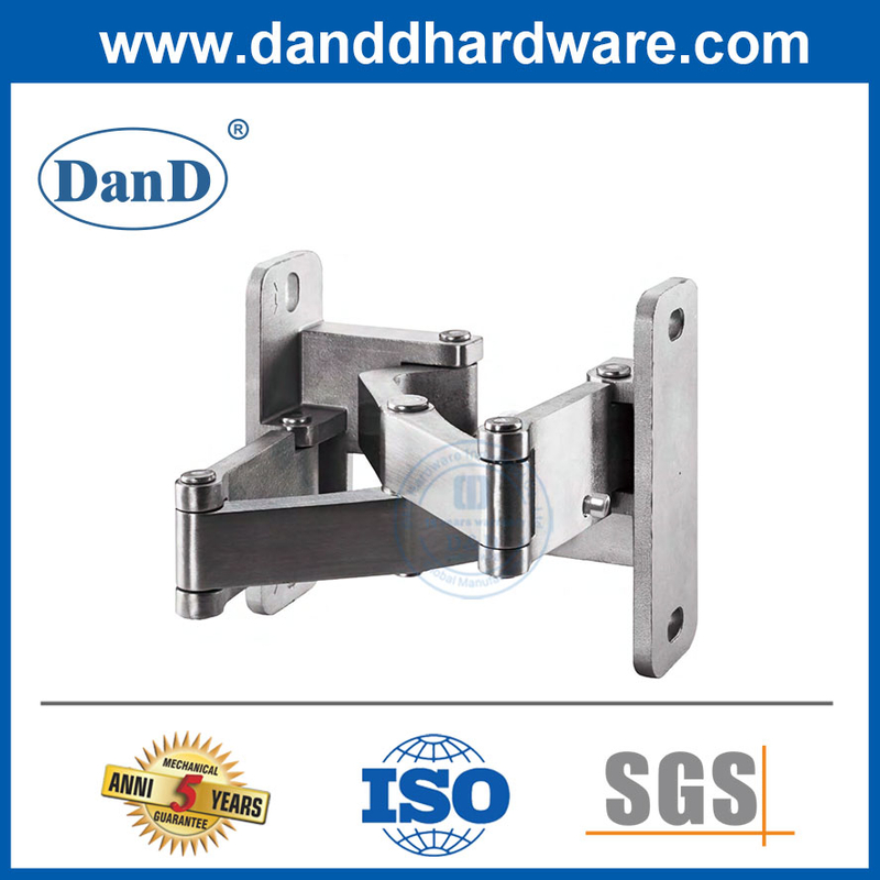 Hardware de la puerta secreta 160-180 grados de acero inoxidable de servicio pesado dos dirección Hidden bisage-ddch020