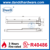 Dispositivos de salida de borde de acero Hardware de barra de pánico con clasificación de incendios listado por UL para puerta-DDPD003