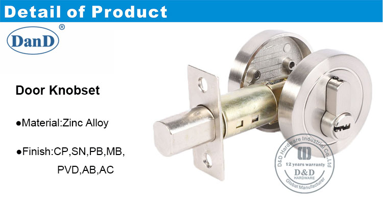 Cilindro Lockset-DDLK019-D y D Hardware