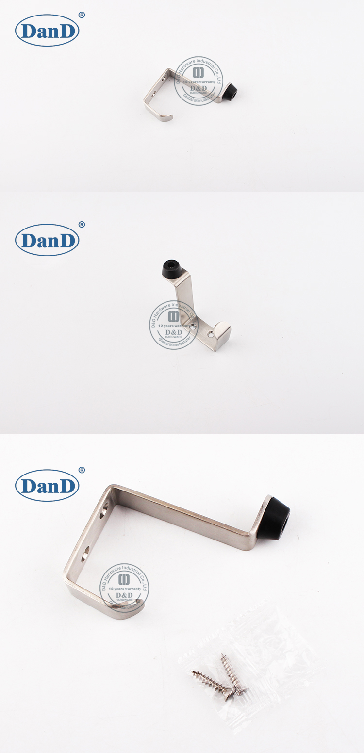 Tope de puerta montado en la pared