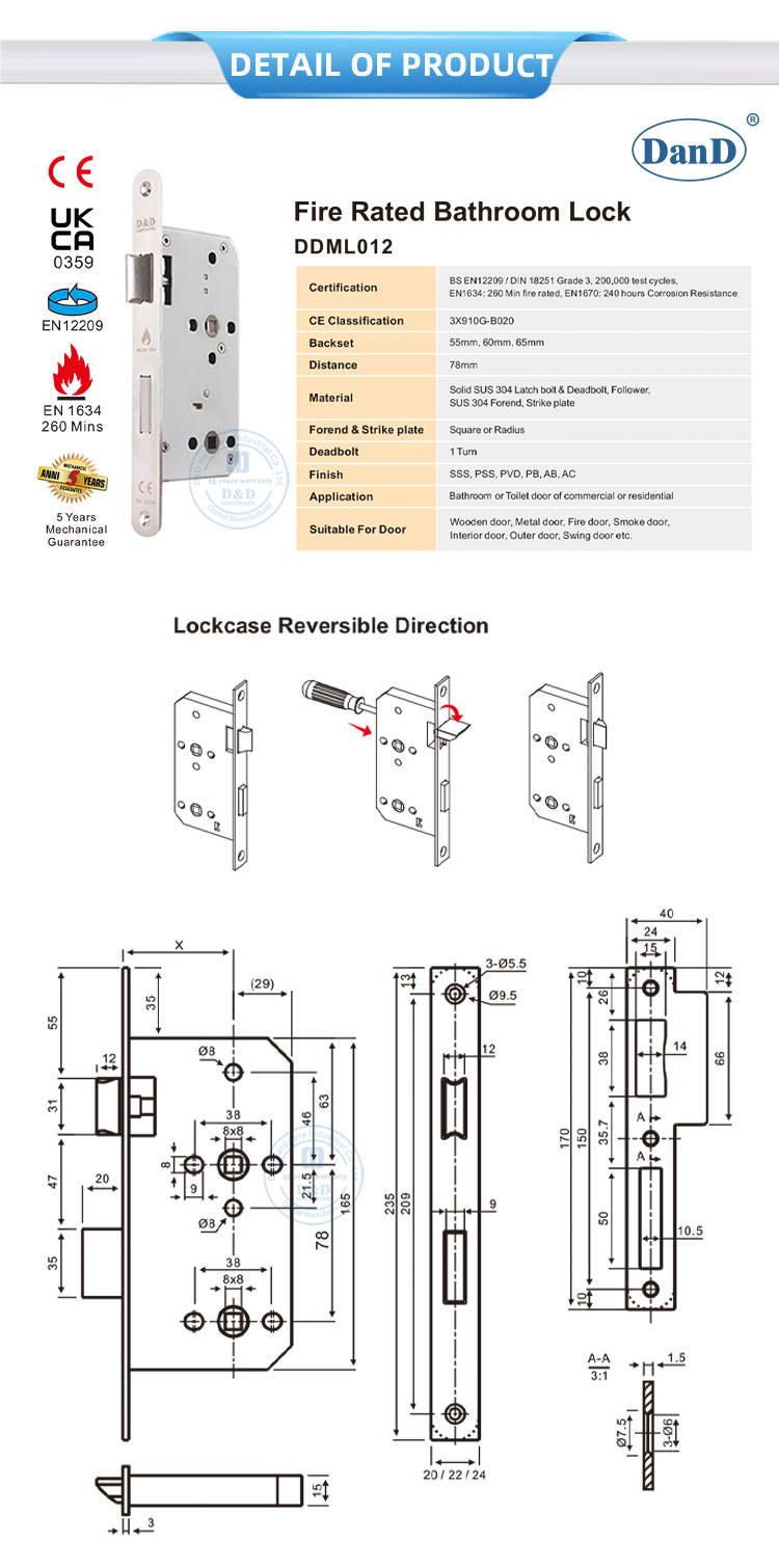 Cerradura de puerta ce&ntilde;era