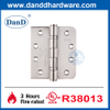 Bisagra de puertas estándar UL Redonda y esquina cuadrada Puerta de fuego Bisagra-DDS001-FR-4X3.5X3