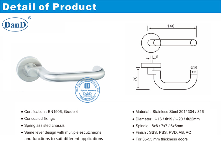 Puertas principales Handles-D y D Hardware