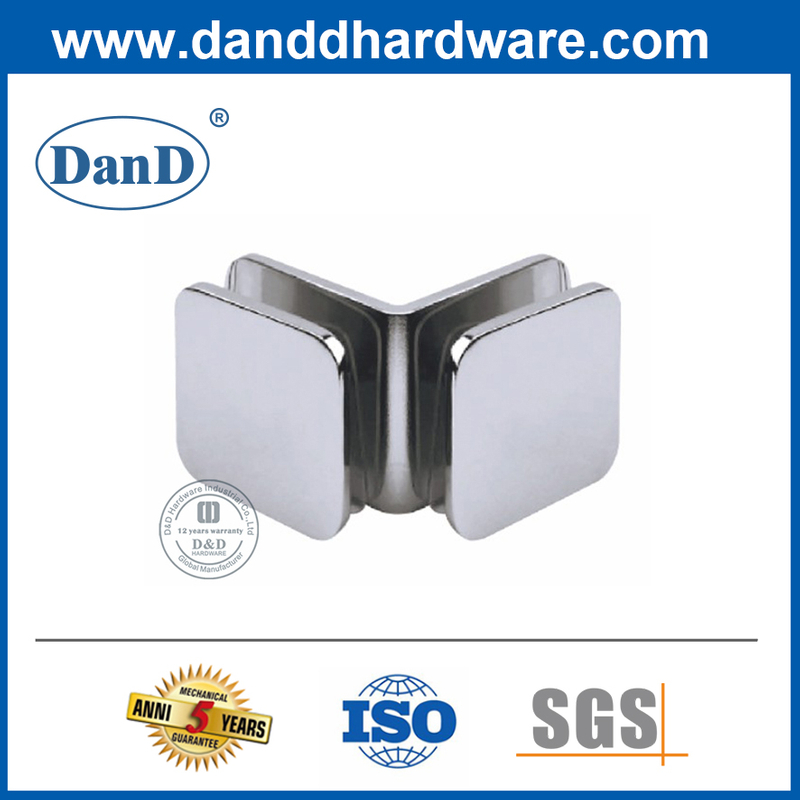 Soporte de abrazadera de accesorios de accesorios de acero inoxidable de 90 grados -DDGC005