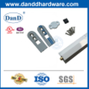 Aluminio Automático de la puerta oculta del sello de la puerta de la puerta del fondo para la puerta de humo DDBS002