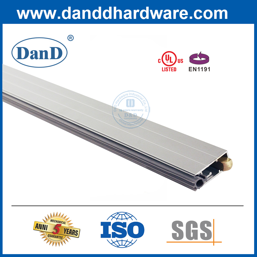 Aluminio Automático Drop Sello Puerta oculta Sellado de la puerta del piso del piso DDBS001