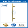 La puerta interior de latón satinado tira de acero inoxidable, puerta frontal dorada, mango de tracción-ddph031