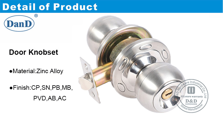 Puerta tubular Lock-DDLK048-D y D Hardware