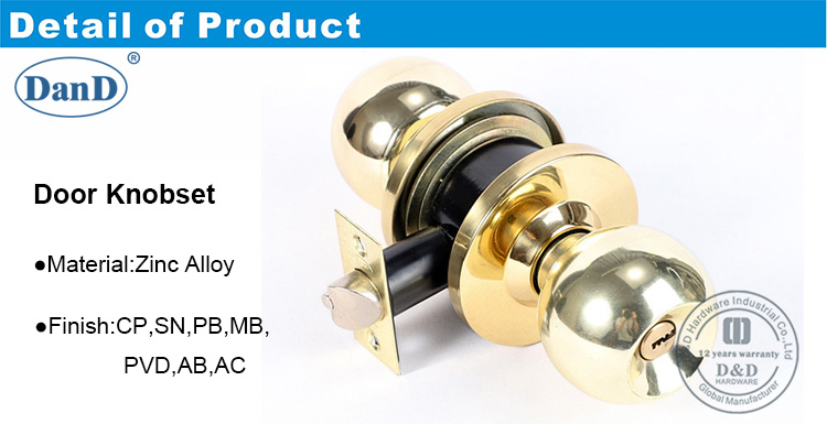 Lockset tubular-ddlk066-dy hardware