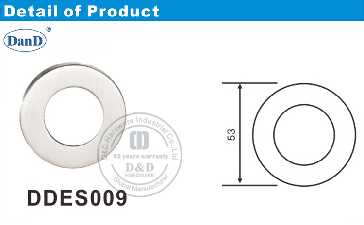 Rosette Escutcheon-D y D Hardware