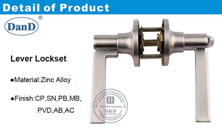 Lockset para passage-ddlk098-dy hardware