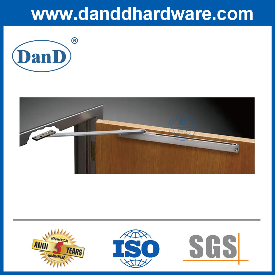 Soporte de puerta de acero inoxidable de acero inoxidable para puertas de actuación individual-ddds058