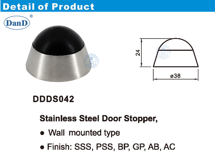 Tipos de tap&oacute;n de la puerta 