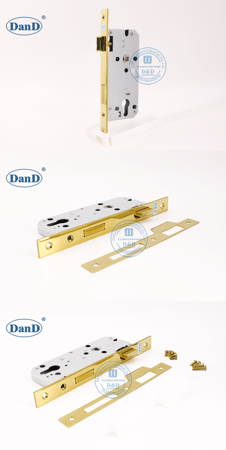 Puerta de lat&oacute;n pulida Lock-DDML026