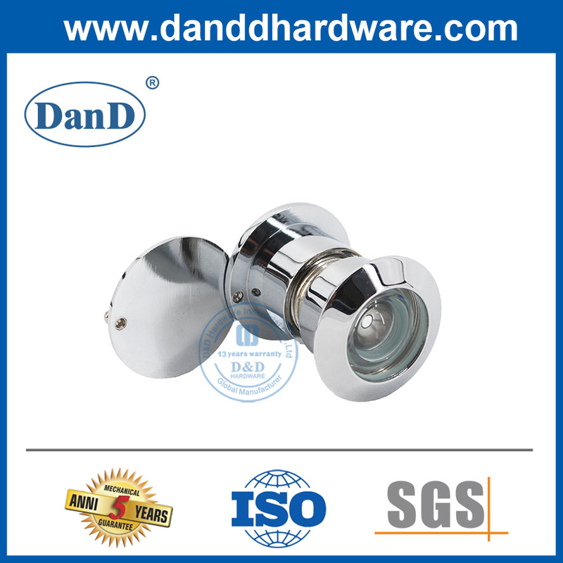 Visor de orificio del ojo de vista grande de cromo pulido para la puerta principal-DDDV003