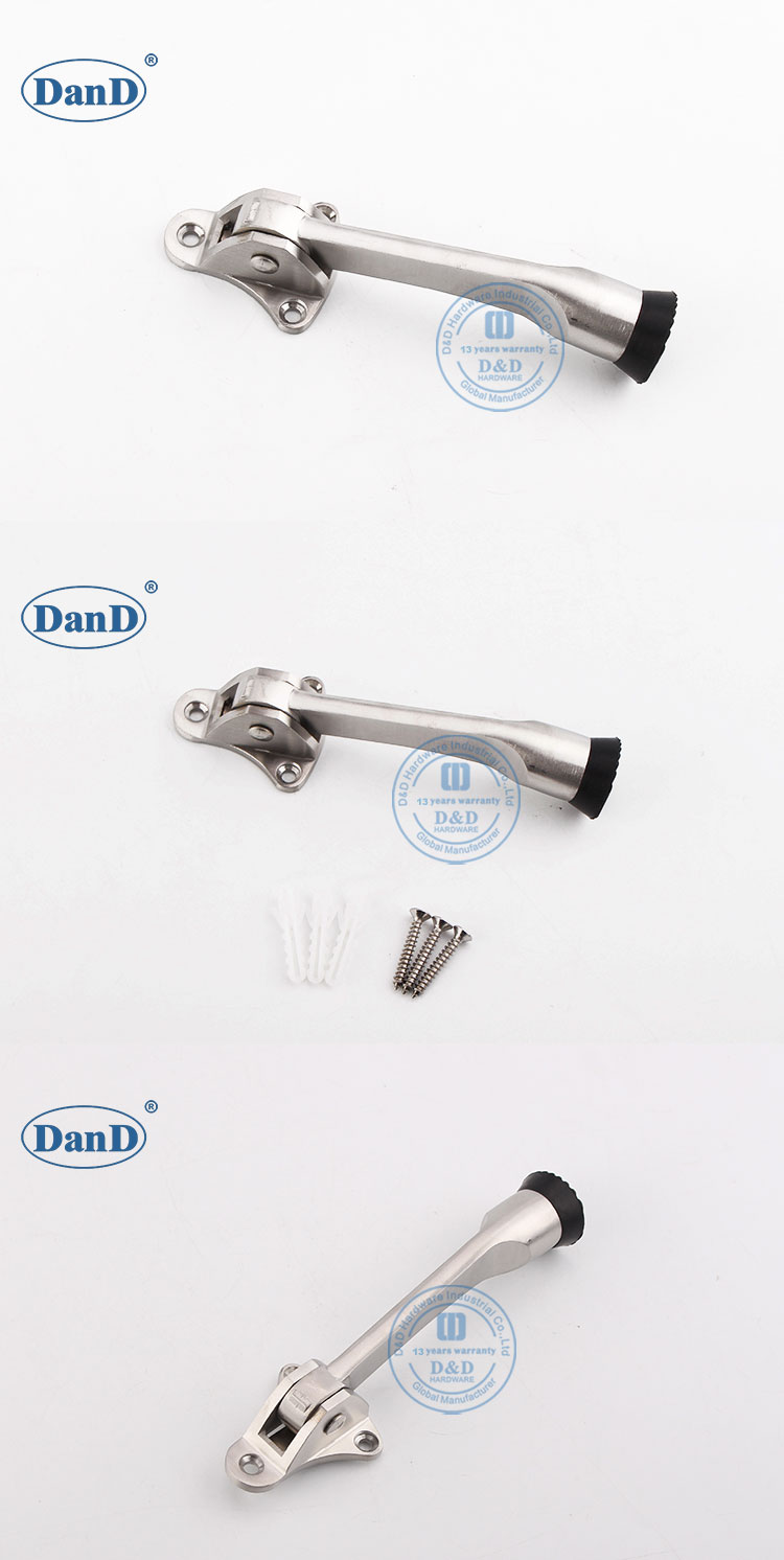 Parada de puerta de n&iacute;quel satinado