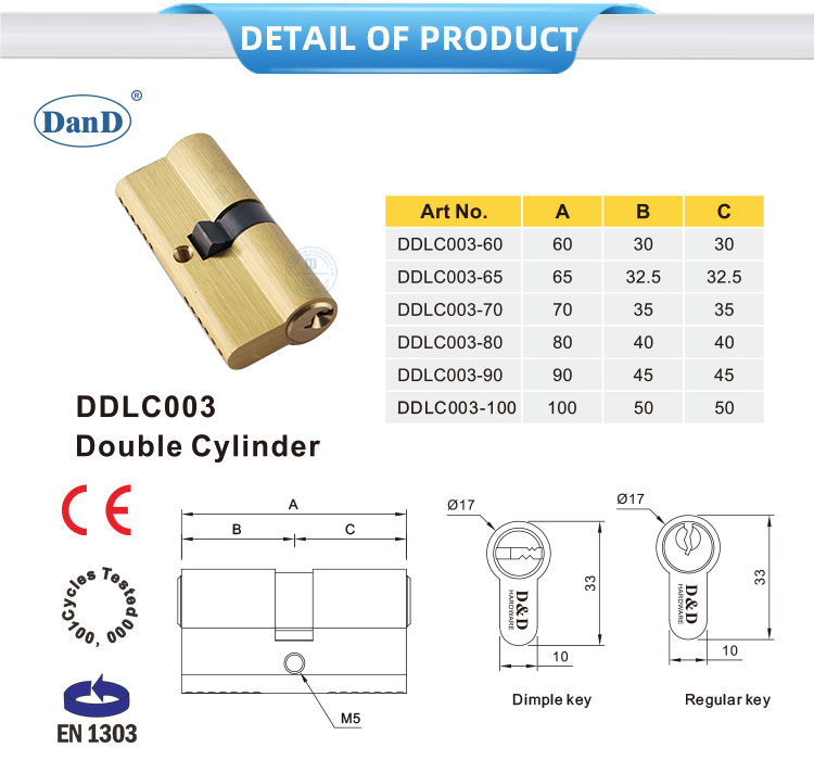 Cerradura de la puerta con llaves