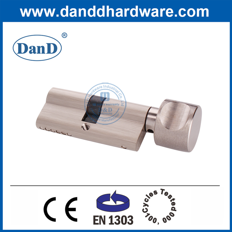 Price de fábrica Perfil de euro Mortisio de latón sólido EN1303 Cilindro de cerradura de puerta-DDLC001-70 mm-SN