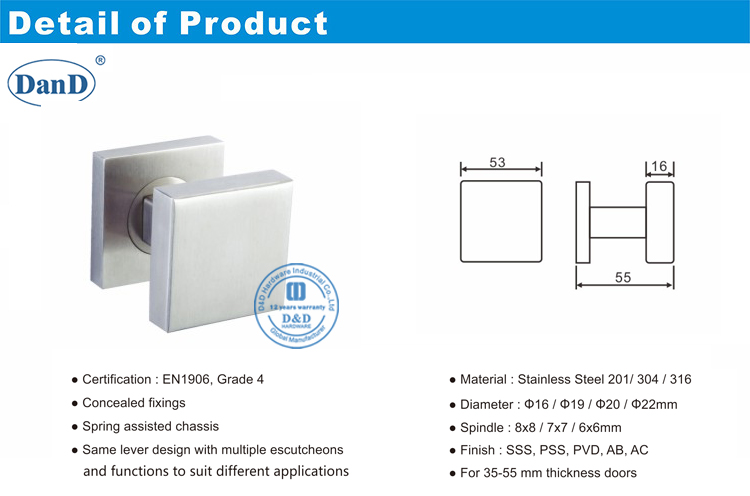 Double Puerta Handles-D y D Hardware