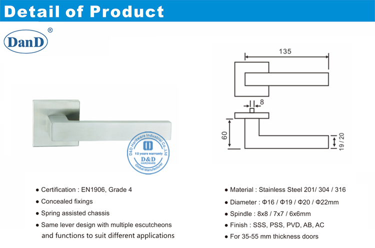 Outside Door Handles-D y D Hardware