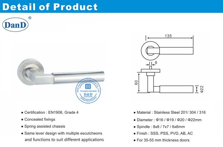 Puertas bifold Handles-D y D Hardware