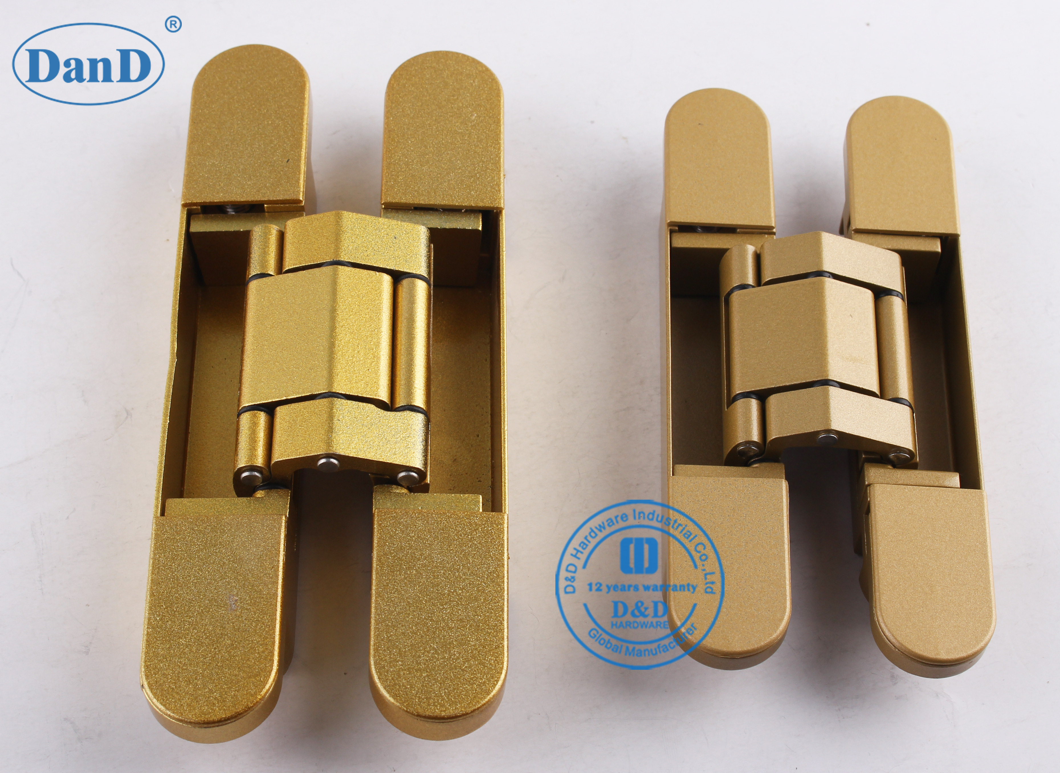 Gloden Hidden Hinge-D y Hardware D 