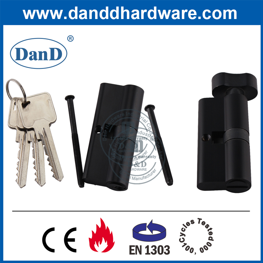 CE UL GRADO 304 Matt Black Commercial Fire Door Hardware Hardware -DDDH002 
