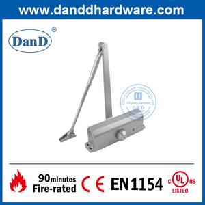 CE EN1154 Ajuste de aluminio Puerta de fuego cargada de fuego Closer-DDDC015
