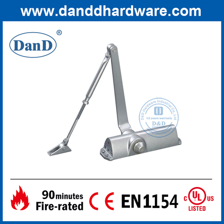 BS EN1154 Aluminio Puerta exterior hidráulica automática Closer-DDDC007