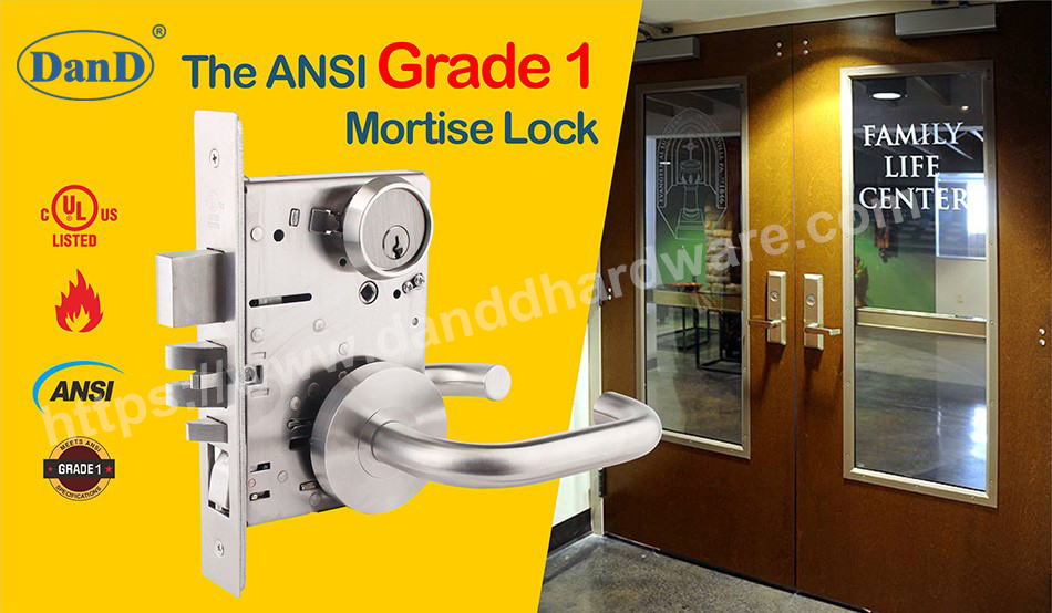 Nivel est&aacute;ndar de hardware American Mortice Lock-D y D