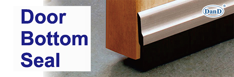 sello inferior de la puerta de metal