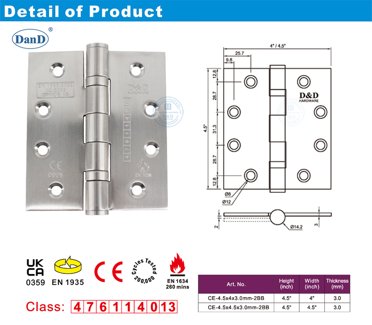 Bisagra de la puerta ce&ntilde;ida
