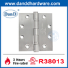 UL Listada SS316 Bisagra de puerta con clasificación de incendios para edificios comerciales-DDS002-FR-4.5x4x33