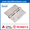 Las bisagras de la puerta de acero inoxidable con clasificación de incendio en la lista de UL, bisagras de la puerta dentro de la puerta-DDS002-Fr-4.5x4.5x3