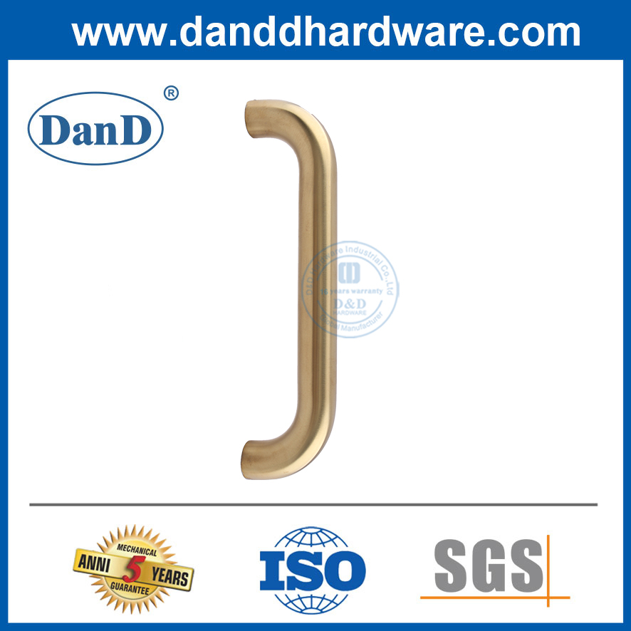 Manija de la puerta de vidrio corredera de acero inoxidable de acero inoxidable manijas de la puerta exterior moderna-ddph020