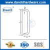 Manija de la puerta de vidrio corredera de acero inoxidable de acero inoxidable manijas de la puerta exterior moderna-ddph020
