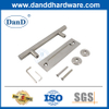 Hardware de puerta de granero deslizante de acero inoxidable satinado Hardware de doble manija lateral DDBD102