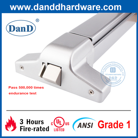 ANSI Grado 1 UL de acero de acero Panic Door Push Bar-DDPD003