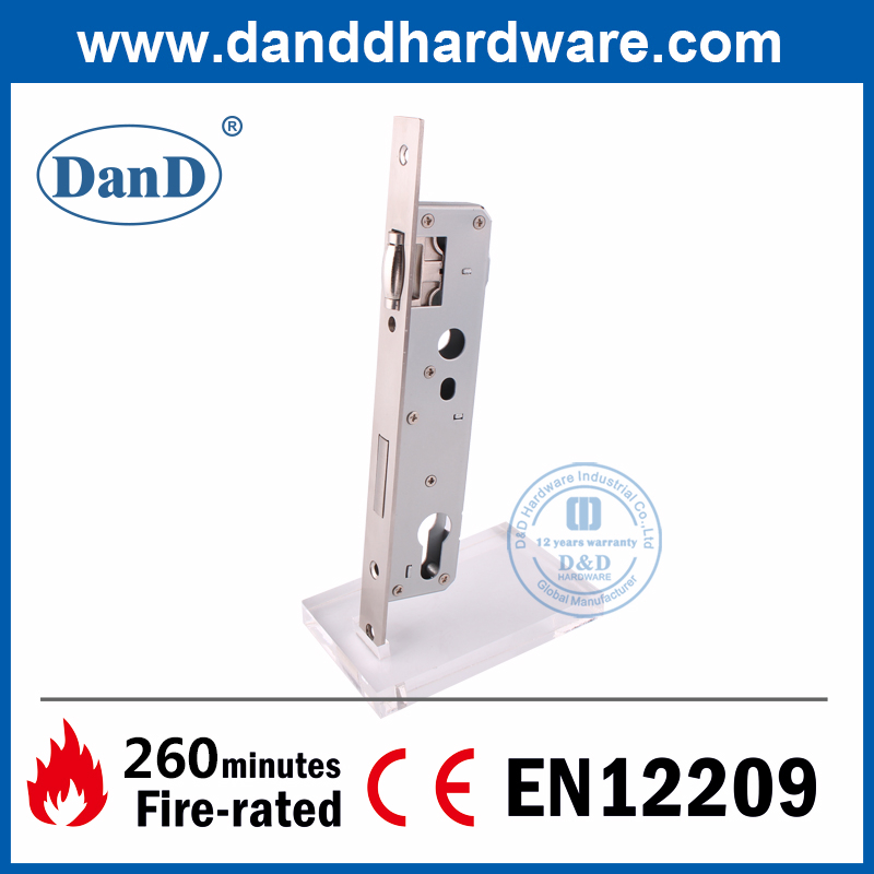 SUS304 Bollo de rodillo Bloqueo de estilo estrecho para puerta de metal-DDML022-2585