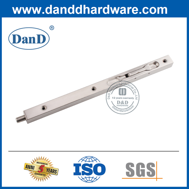 SS304 Bolt de puerta de descarga vertical para puertas dobles reembolsas-DDB008