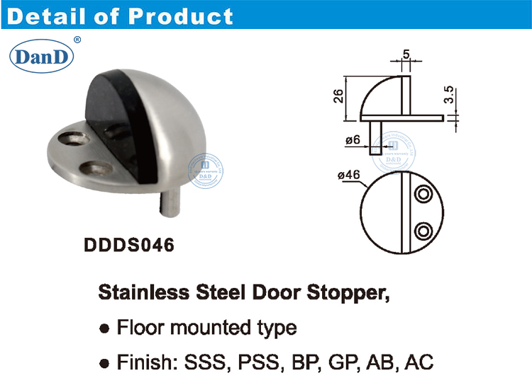 Tap&oacute;n de la puerta de media luna