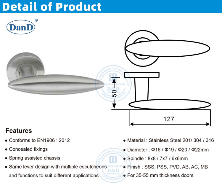 Mango de puerta exterior