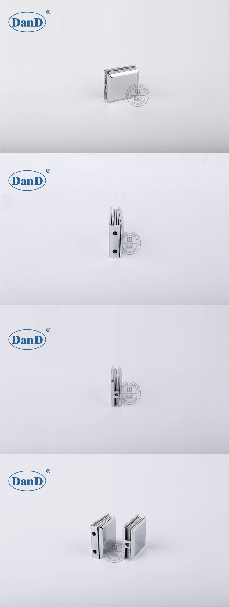 Clips de abrazadera de vidrio-DDGC001