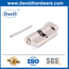 Cilindros de bloqueo de níquel de satén de 60 mm para la puerta de baño de baño DDLC007-60 mm-SN