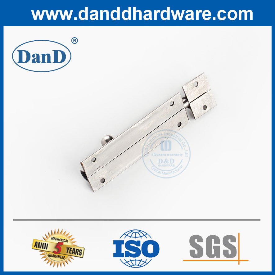 Torre de acero inoxidable Puerta interna Puerta deslizante Bolt Bolch Lock-DDDB024