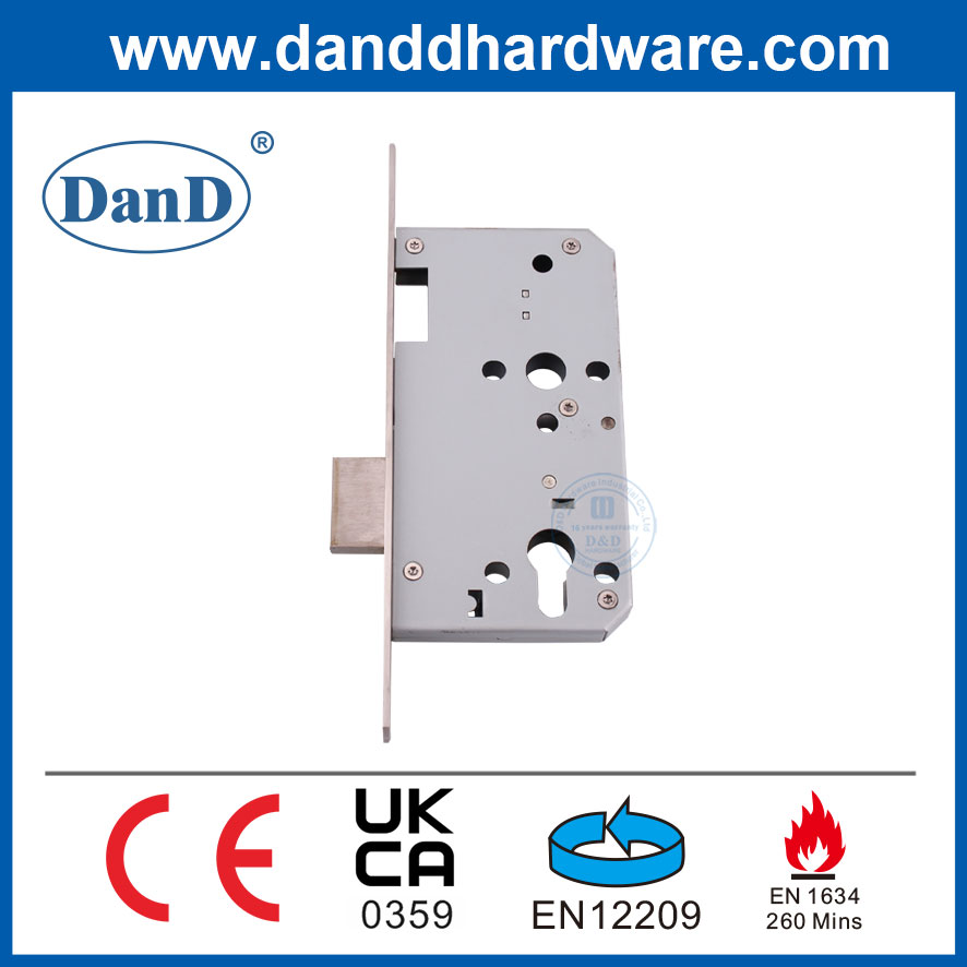 CE High Security Fireproof Mortise Deadbolt Door Cylinder Home Lock-DDML013-6072